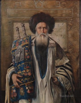 Retrato de un hombre judío húngaro Isidor Kaufmann Pinturas al óleo